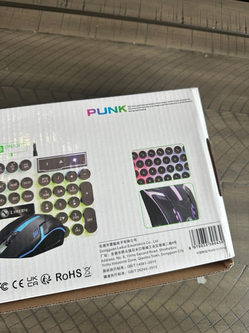 GTX300 Colorful Gradient Backlit ASMR Keyboard & Mouse Set - Picture 5 of 9